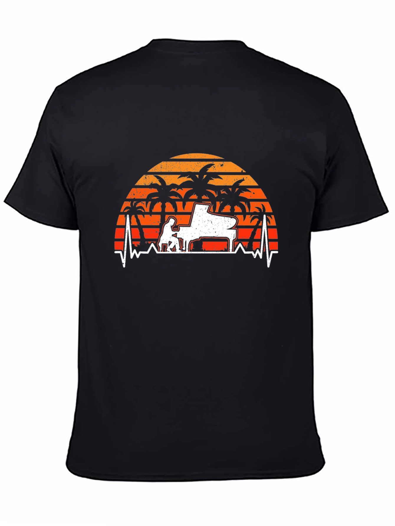 Piano Sunset Graphic Tee