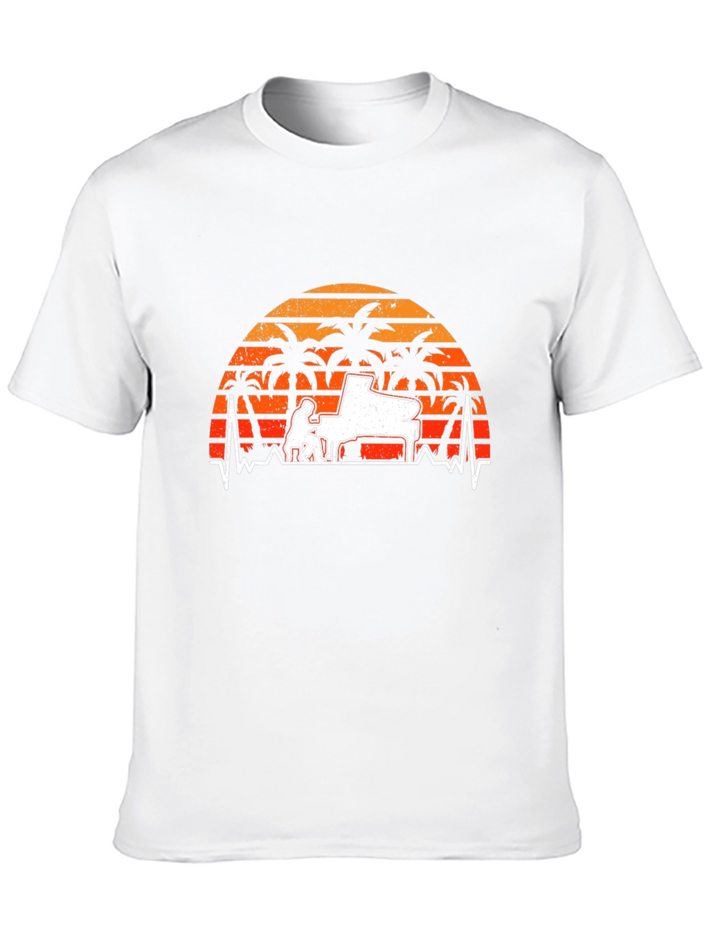 Piano Sunset Graphic Tee