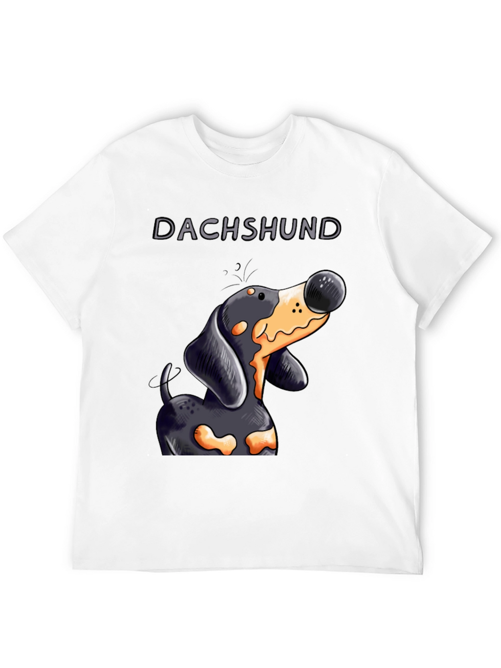 Dachshund Cartoon Graphic Tee