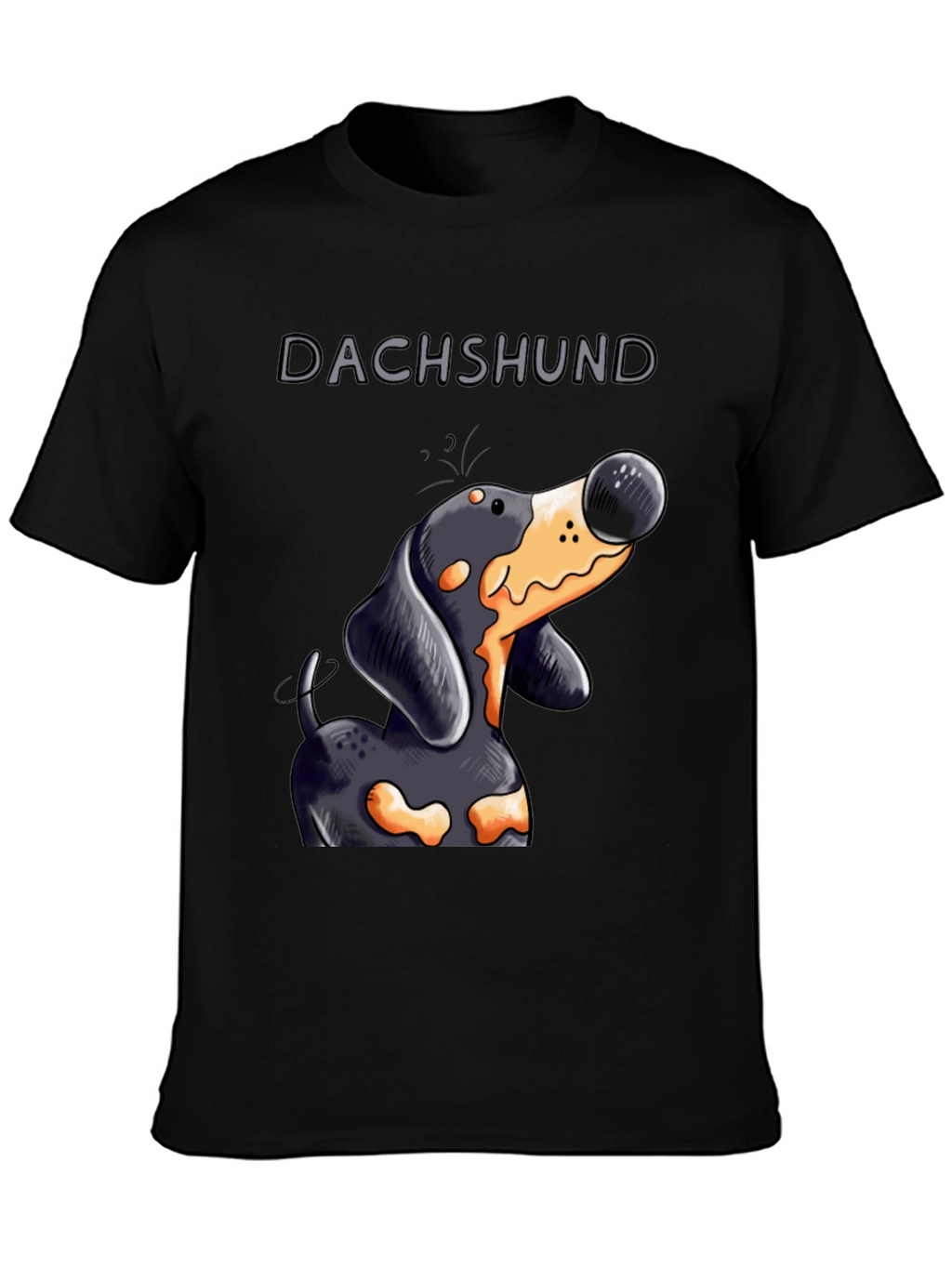Dachshund Cartoon Graphic Tee