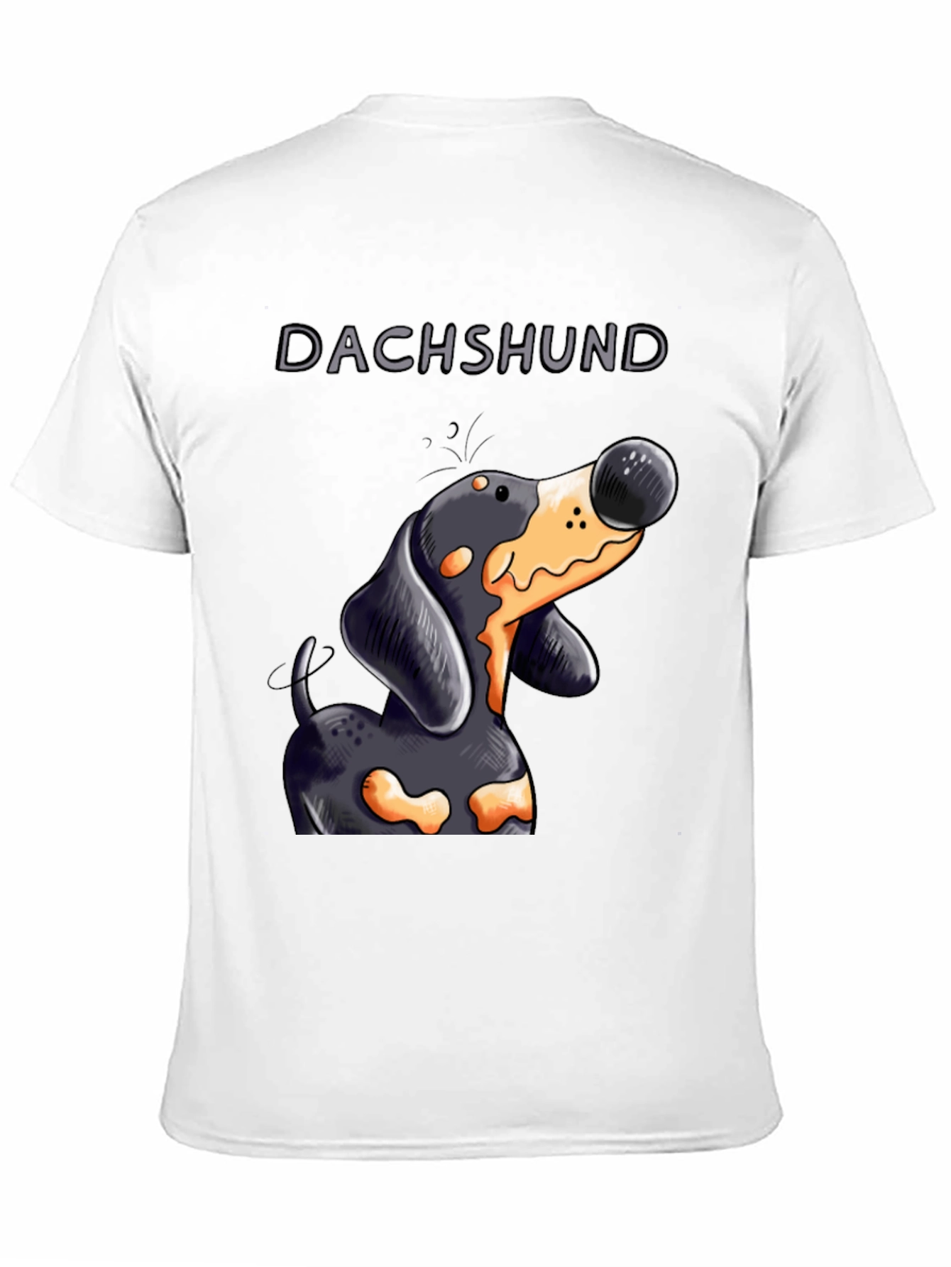 Dachshund Cartoon Graphic Tee
