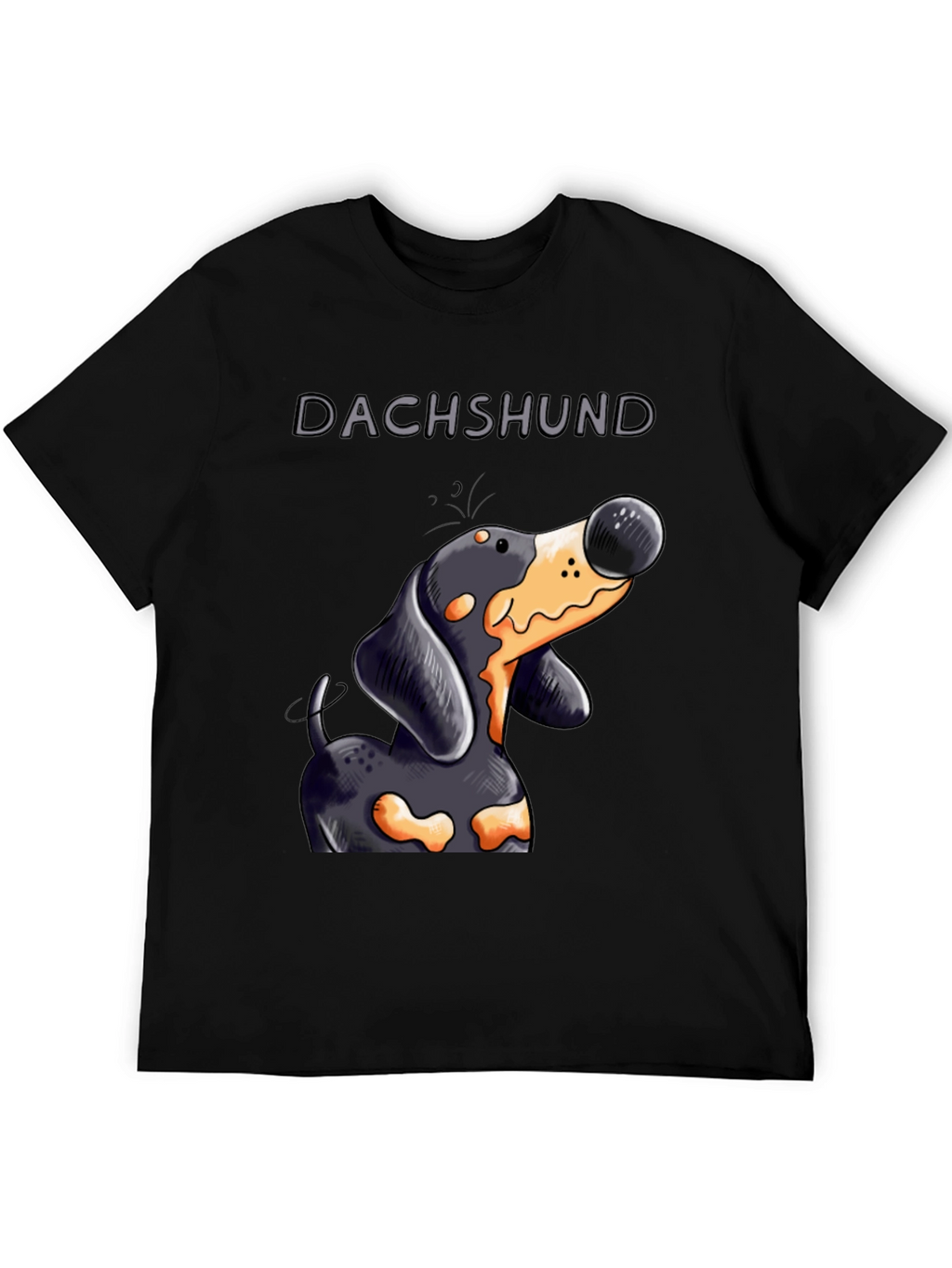 Dachshund Cartoon Graphic Tee