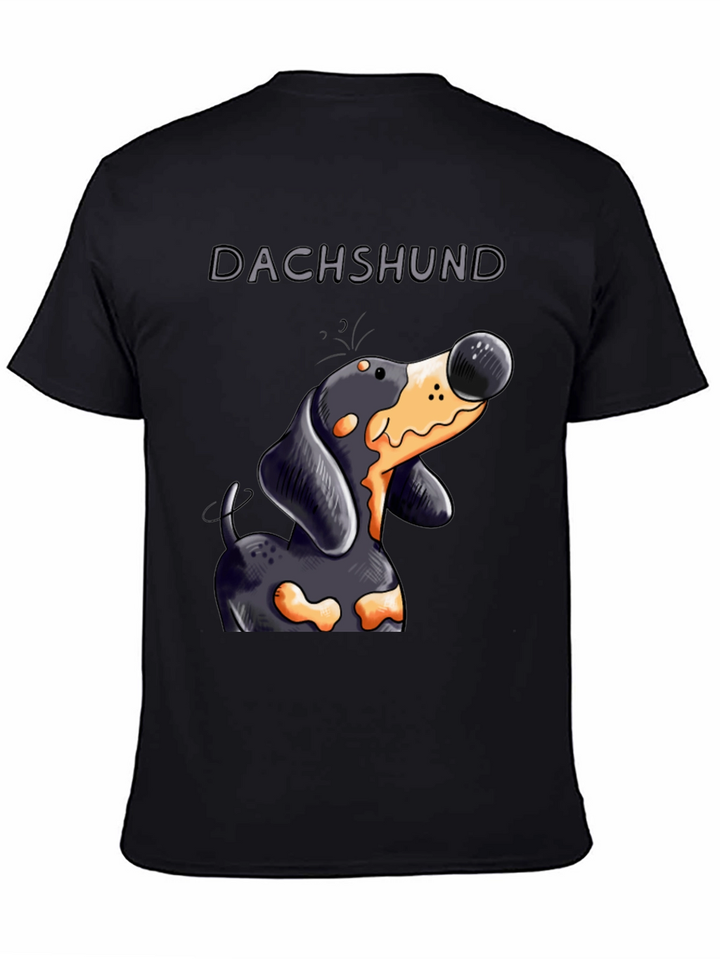 Dachshund Cartoon Graphic Tee