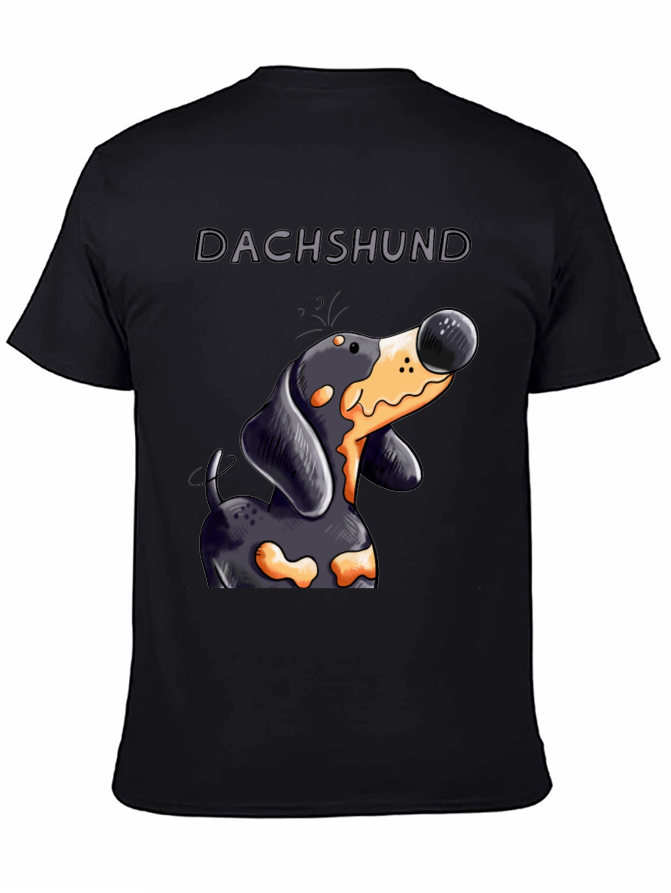 Dachshund Cartoon Graphic Tee