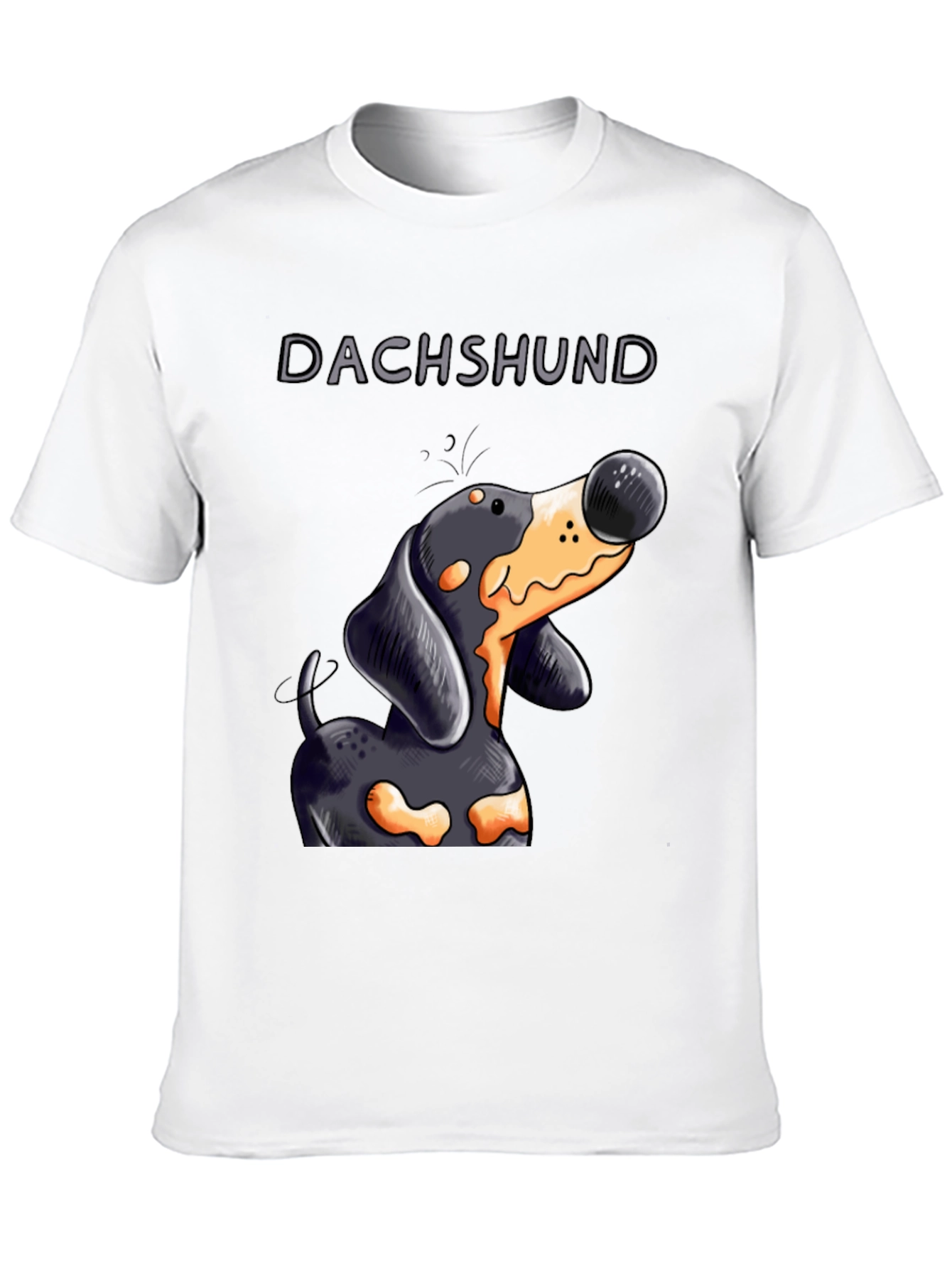 Dachshund Cartoon Graphic Tee