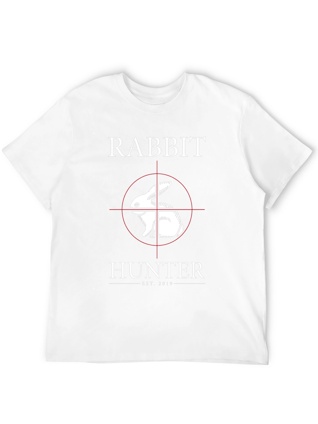 Rabbit Hunter T-Shirt - Funny Animal Target Tee