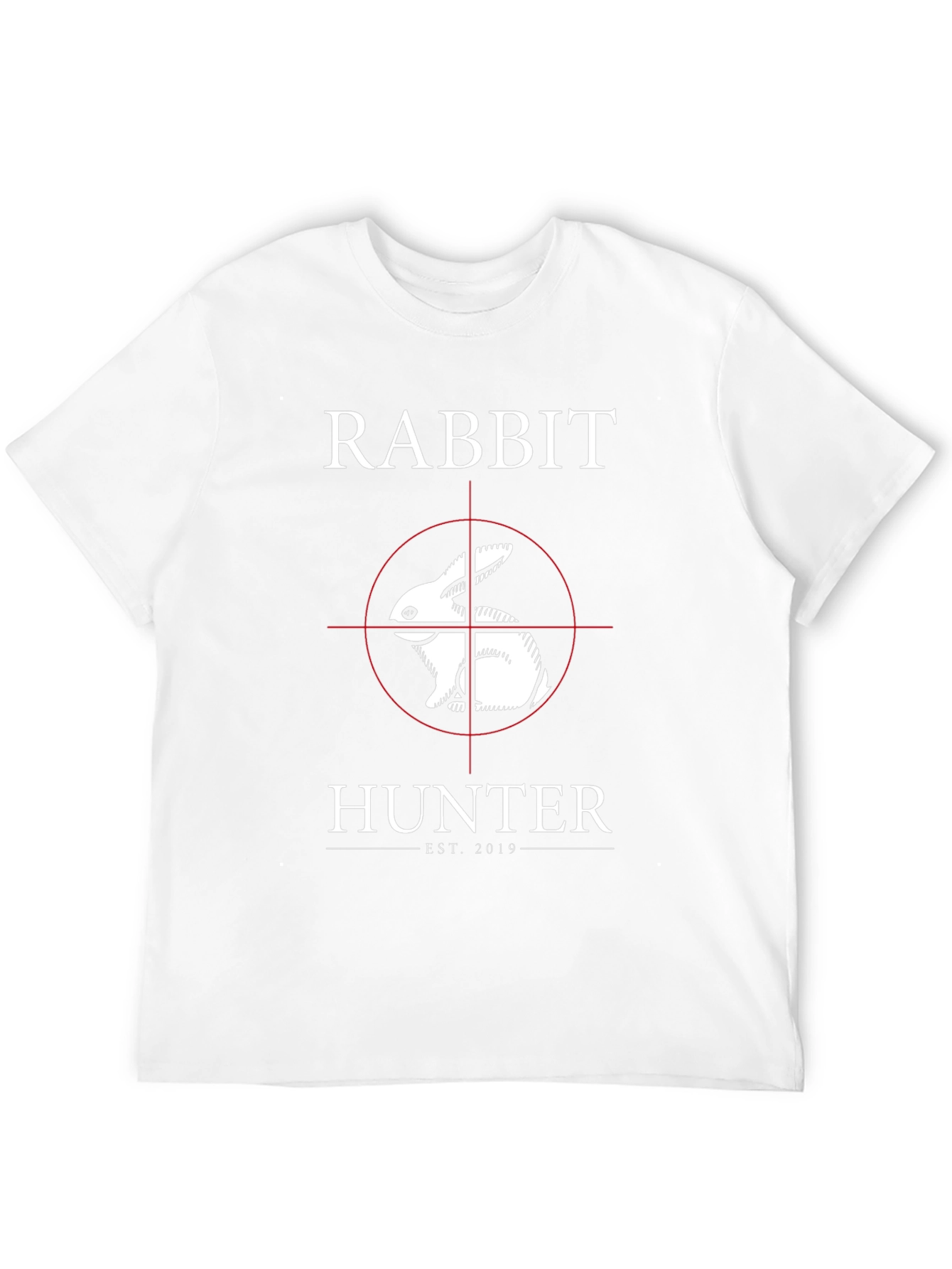 Rabbit Hunter T-Shirt - Funny Animal Target Tee