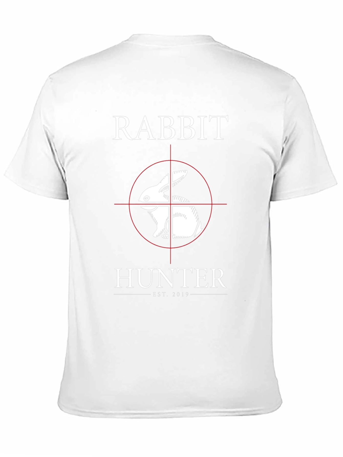 Rabbit Hunter T-Shirt - Funny Animal Target Tee