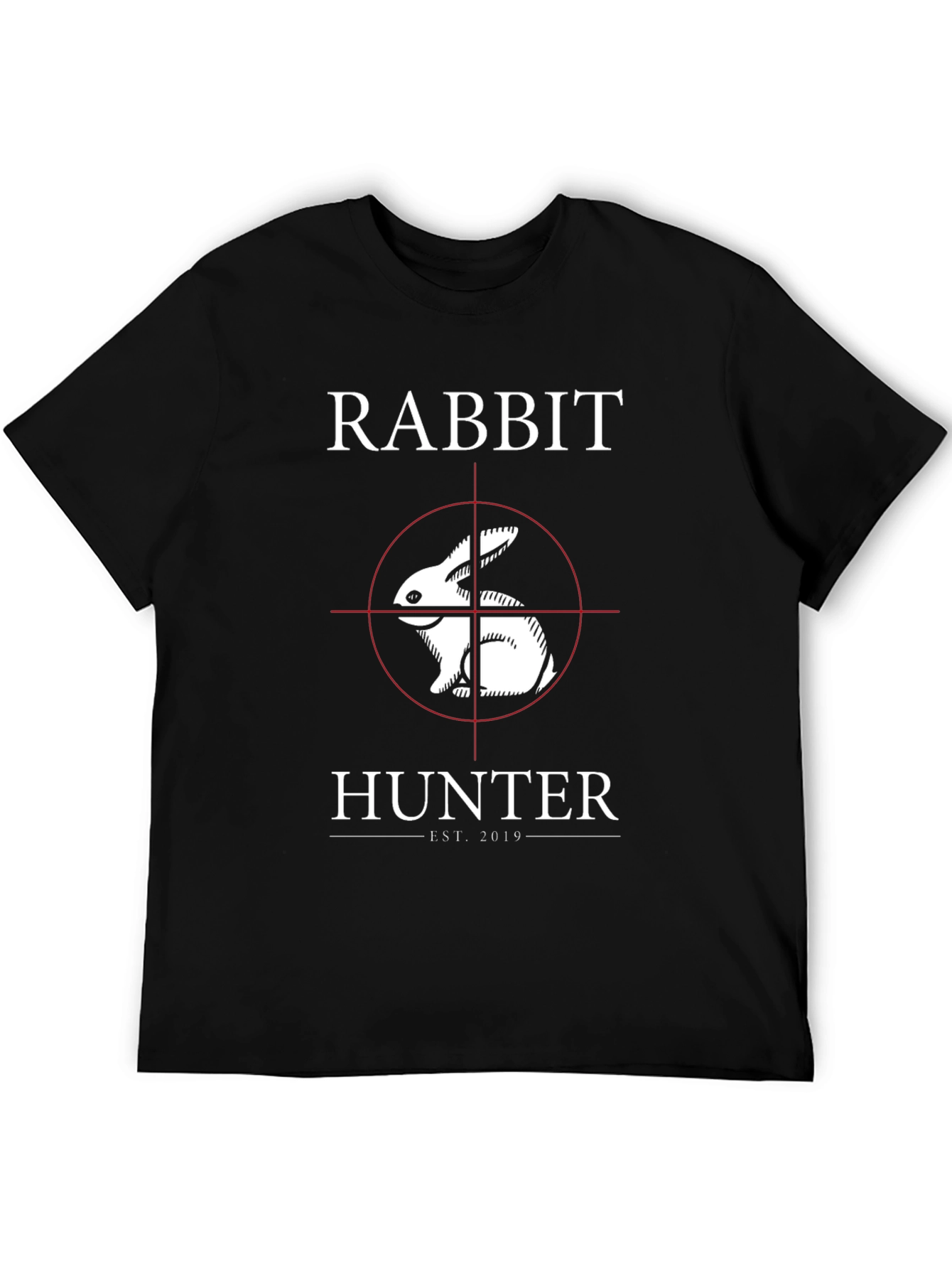 Rabbit Hunter T-Shirt - Funny Animal Target Tee