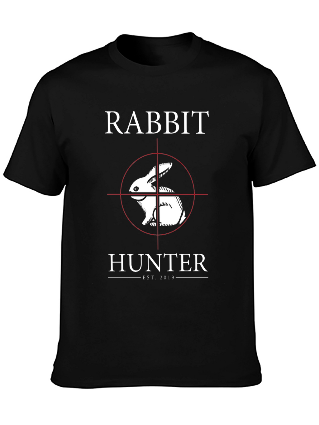 Rabbit Hunter T-Shirt - Funny Animal Target Tee