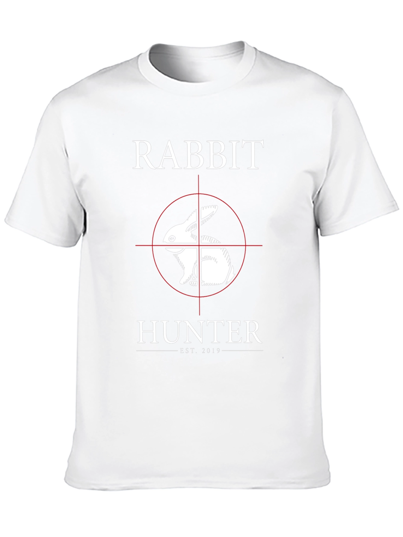 Rabbit Hunter T-Shirt - Funny Animal Target Tee