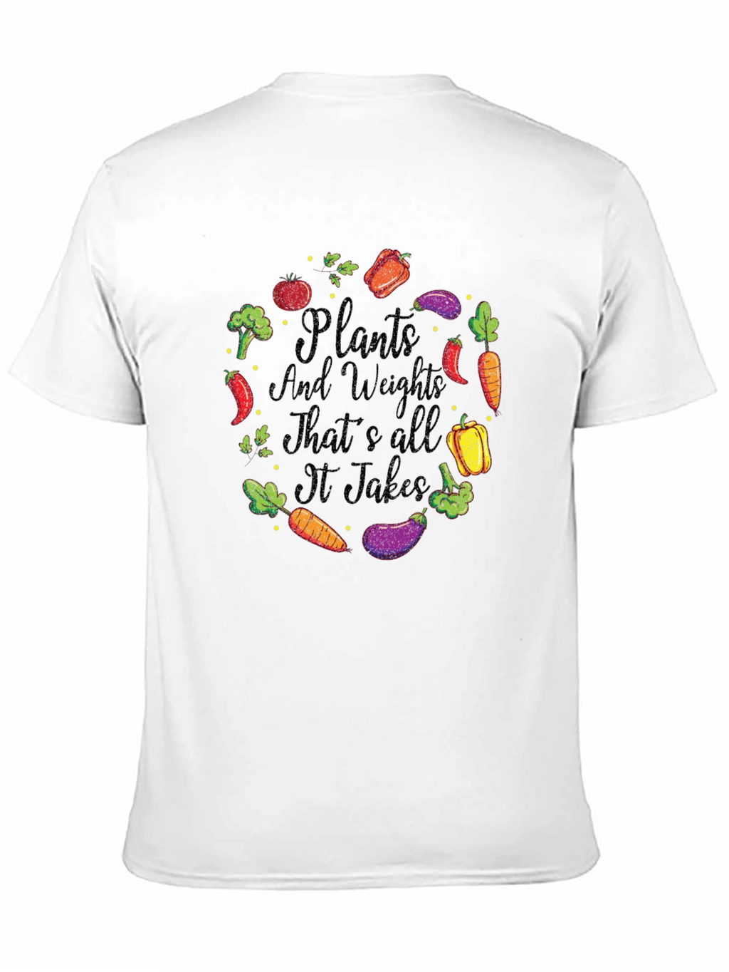 Plants and Weights Graphic T-Shirt
