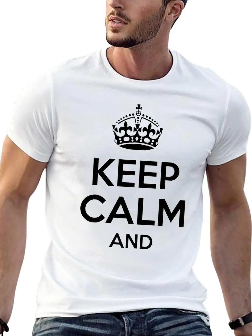 Keep Calm Graphic T-Shirt