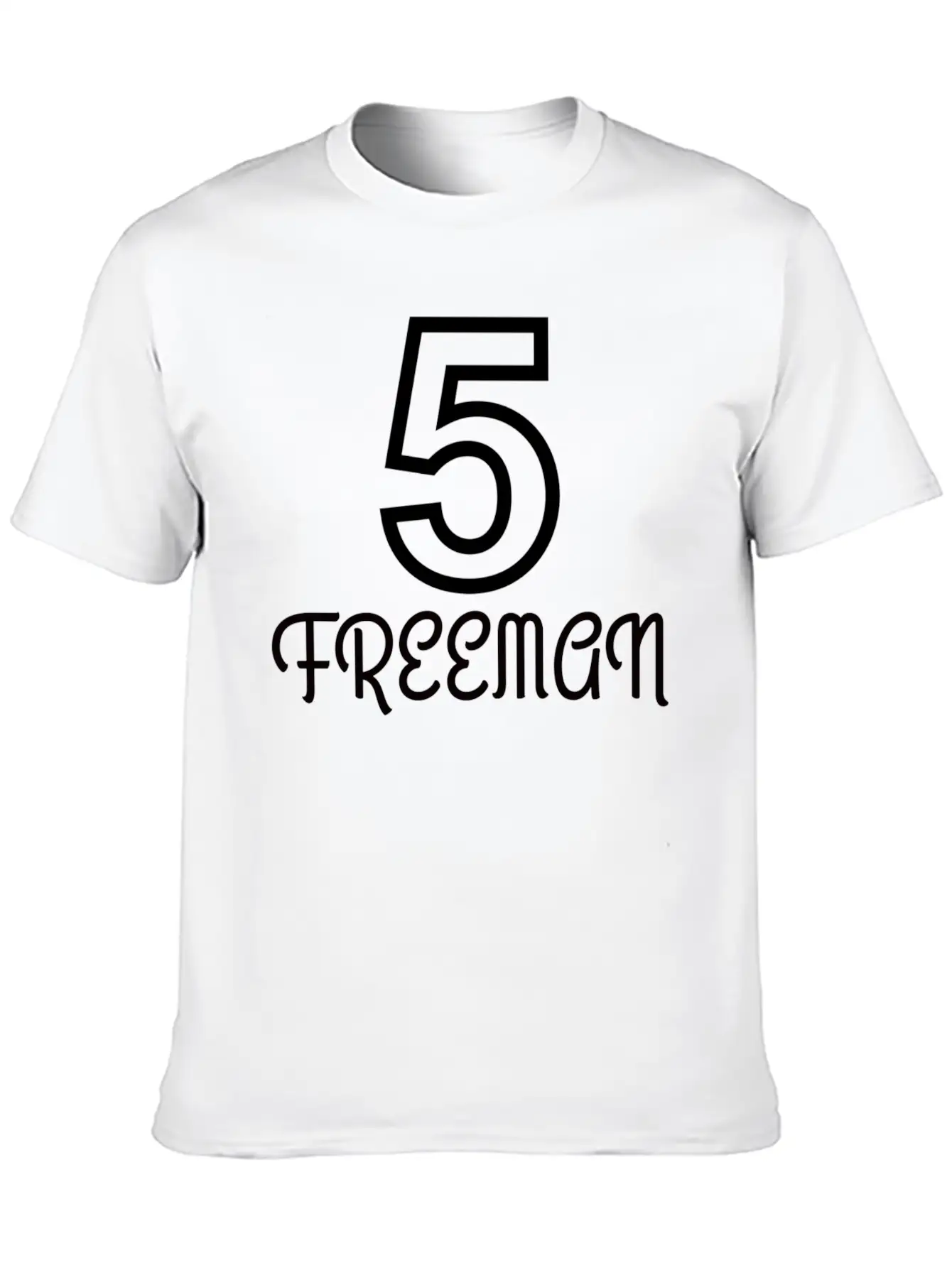 5 Freeman Atalata Brave Unisex Casual T-Shirt – Clean Design For Daily Comfort