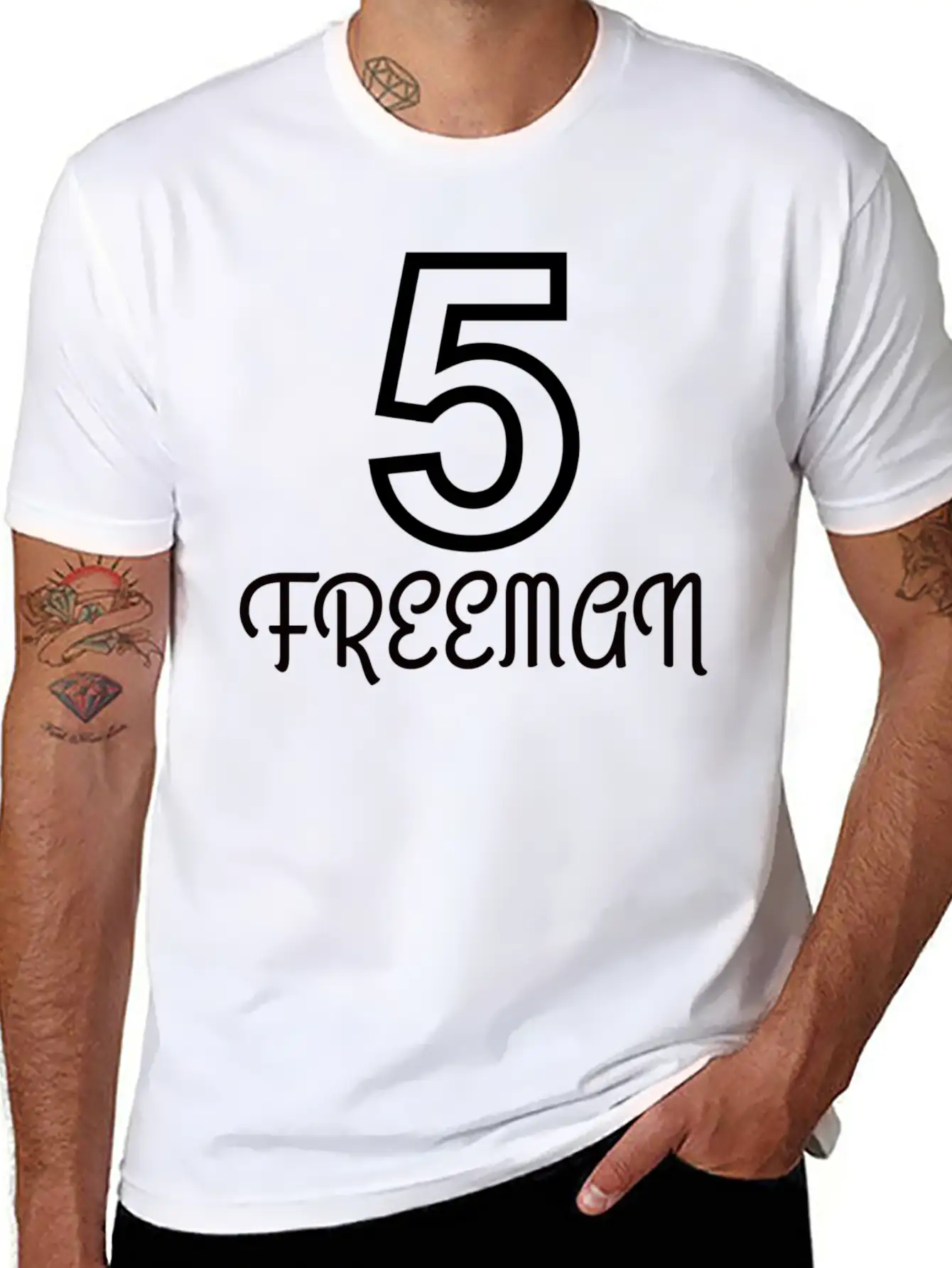 5 Freeman Atalata Brave Unisex Casual T-Shirt – Clean Design For Daily Comfort