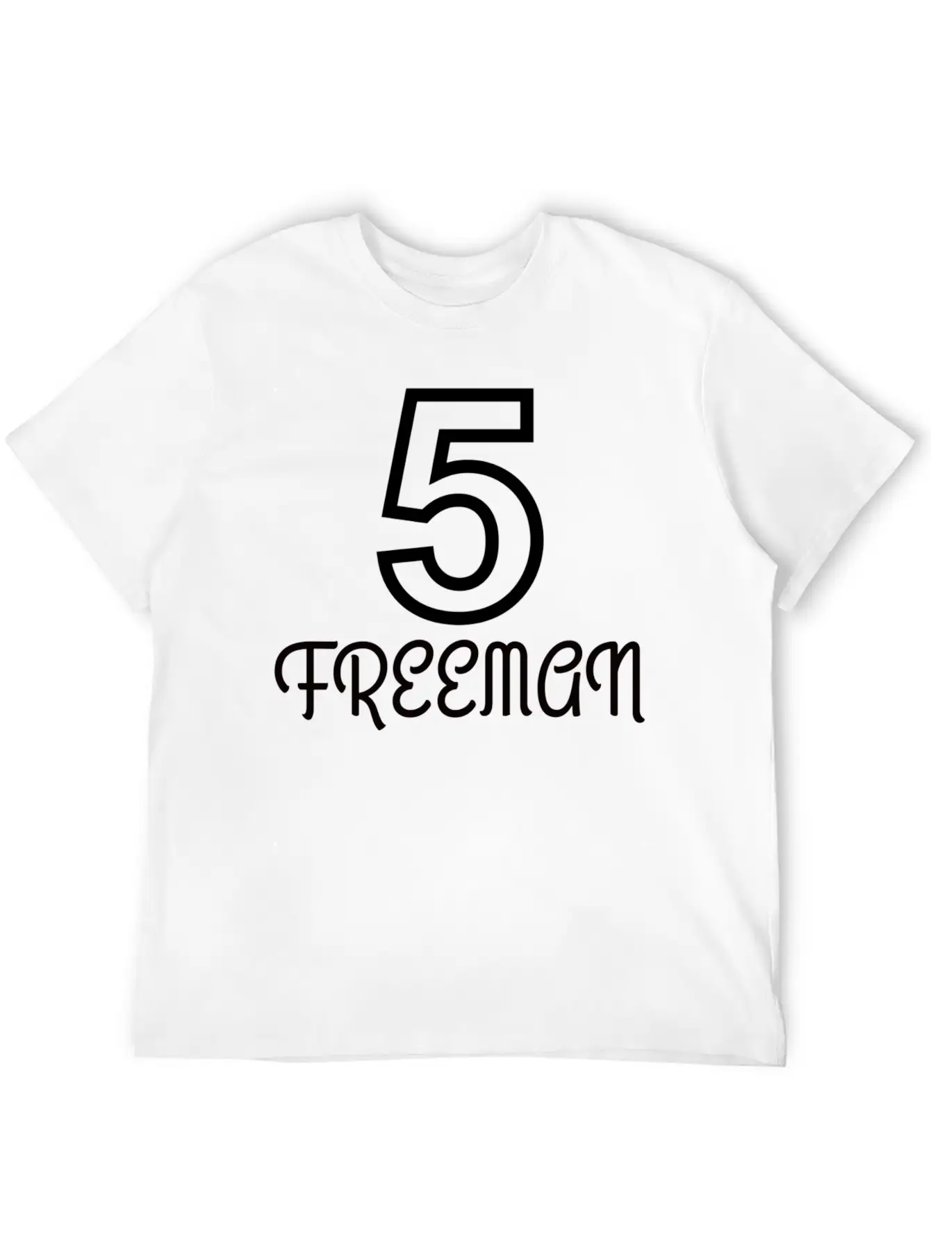 5 Freeman Atalata Brave Unisex Casual T-Shirt – Clean Design For Daily Comfort