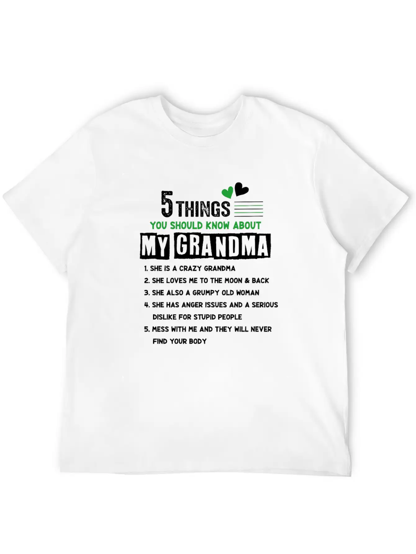 5 Things You Should Know About My Grandma Essential Cotton Tee For Daily Outfits – Unisex Style