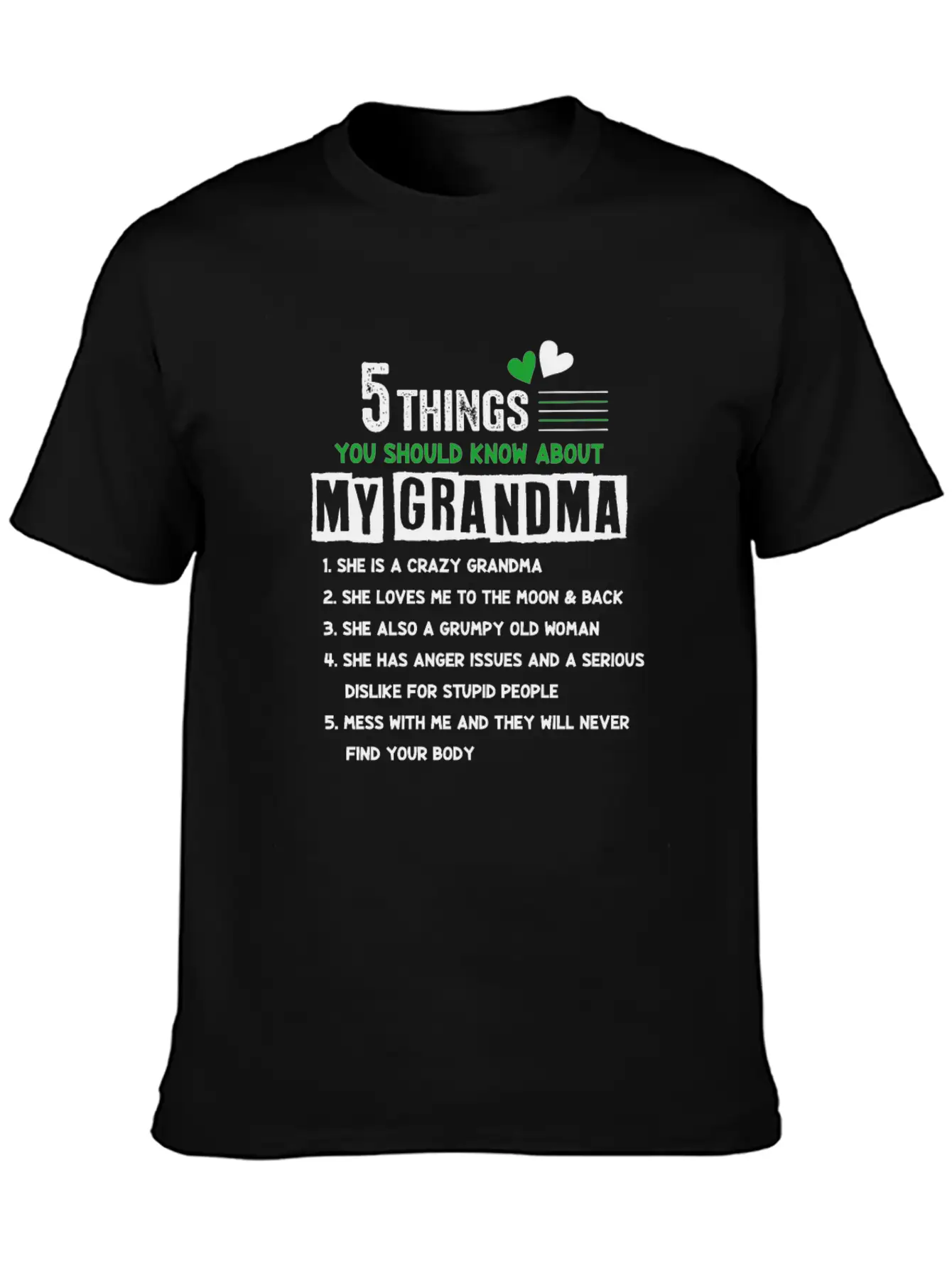 5 Things You Should Know About My Grandma Essential Cotton Tee For Daily Outfits – Unisex Style