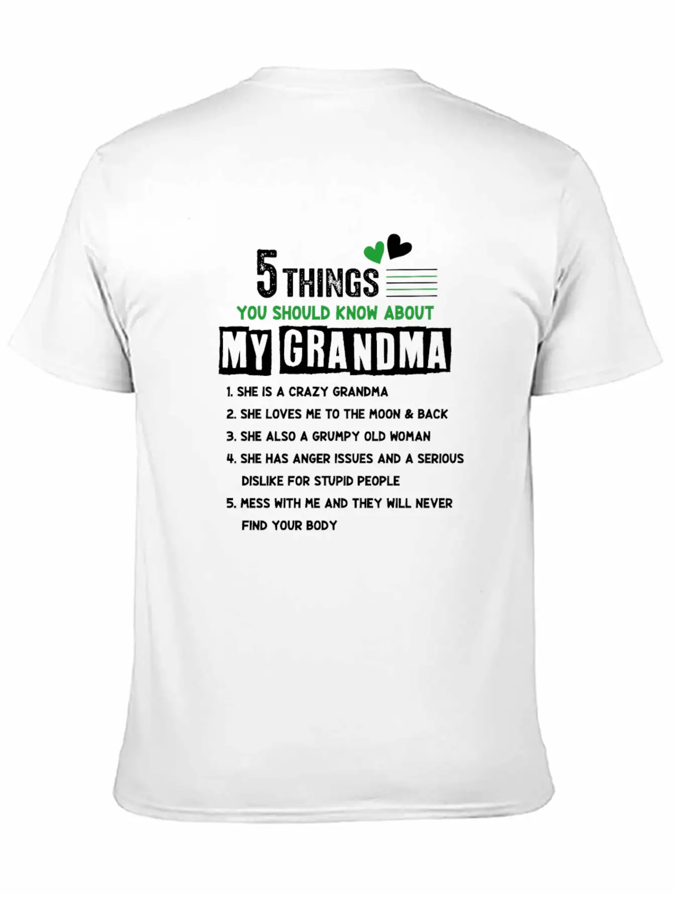 5 Things You Should Know About My Grandma Essential Cotton Tee For Daily Outfits – Unisex Style