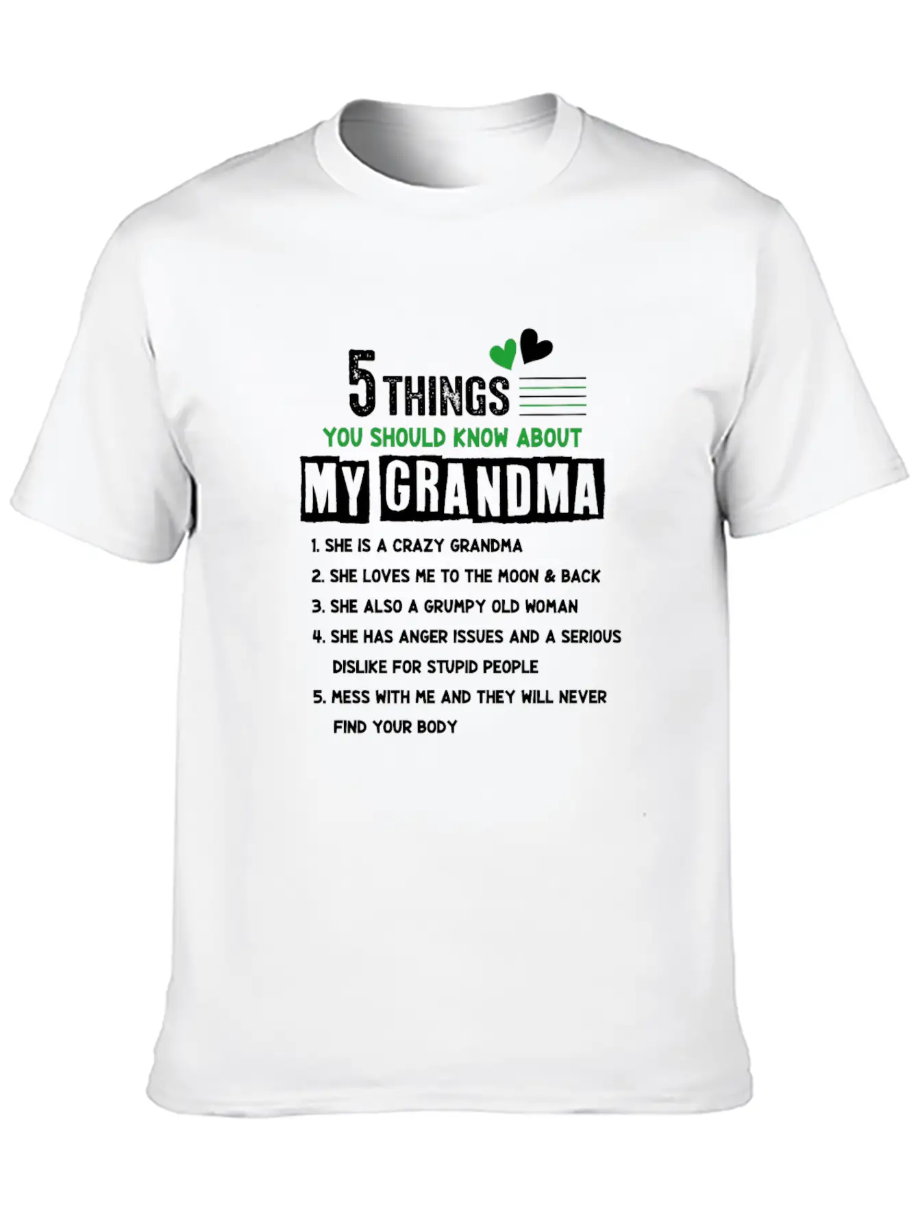 5 Things You Should Know About My Grandma Essential Cotton Tee For Daily Outfits – Unisex Style