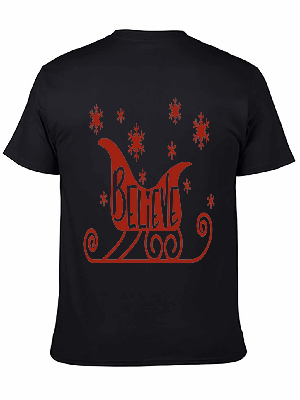 Believe Sleigh Graphic Tee - Holiday Cheer T-Shirt