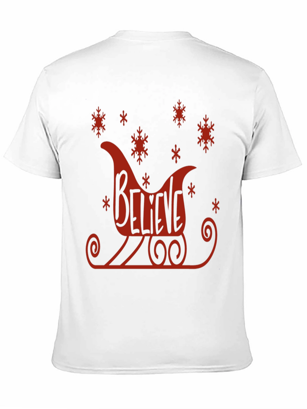 Believe Sleigh Graphic Tee - Holiday Cheer T-Shirt