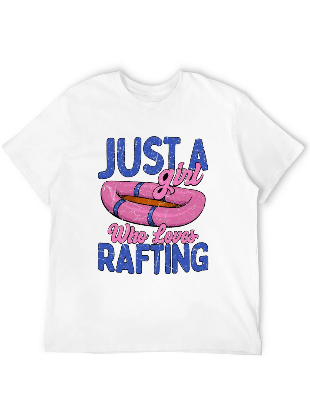Just a Girl Who Loves Rafting T-Shirt