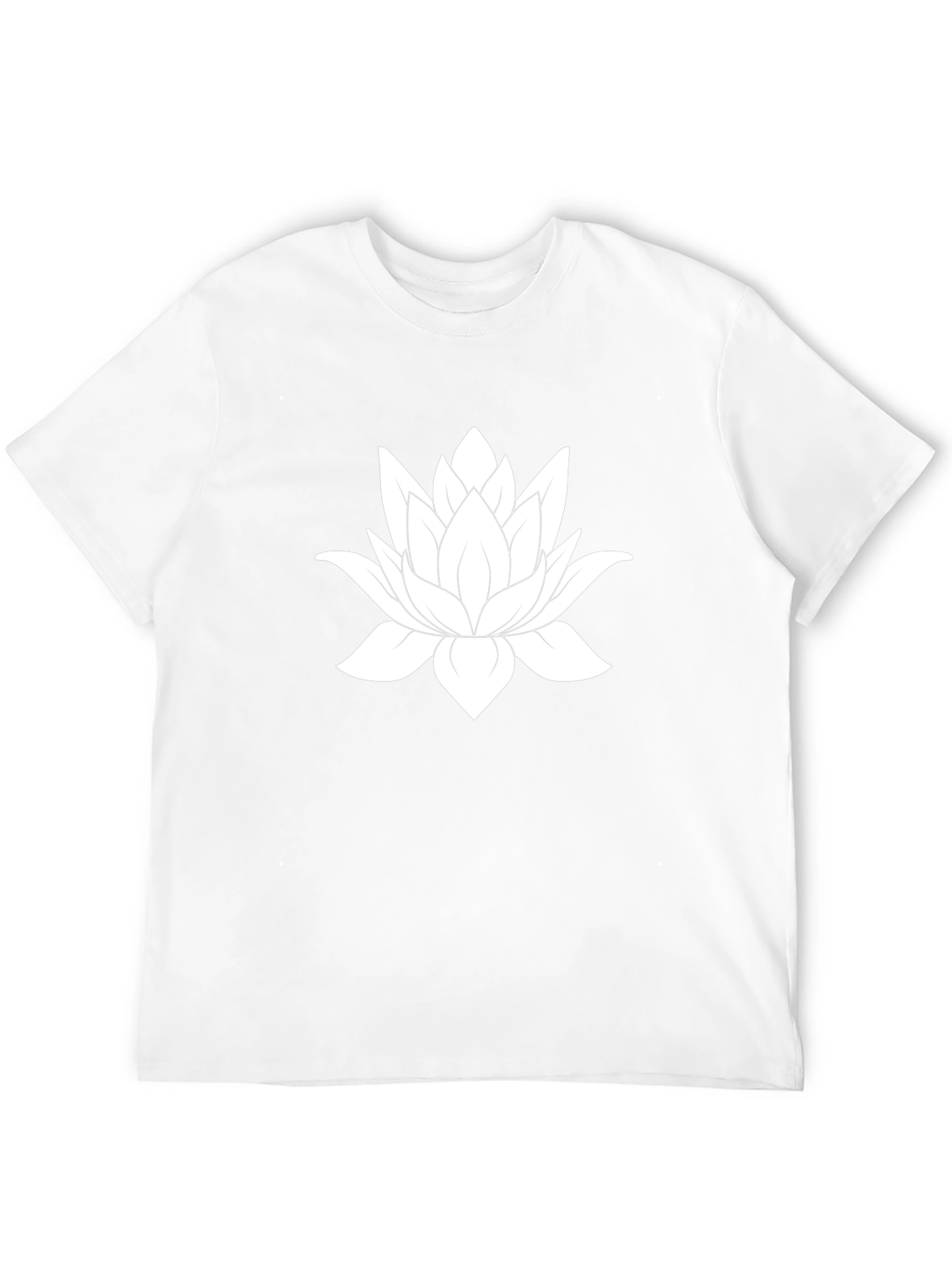 Lotus Flower Graphic Tee - Soft Cotton Blend