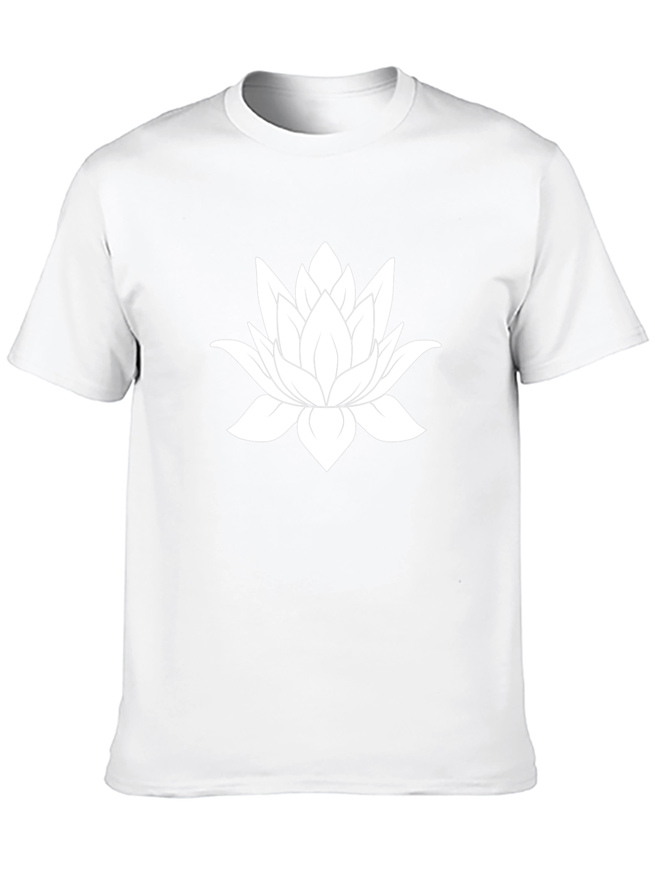 Lotus Flower Graphic Tee - Soft Cotton Blend