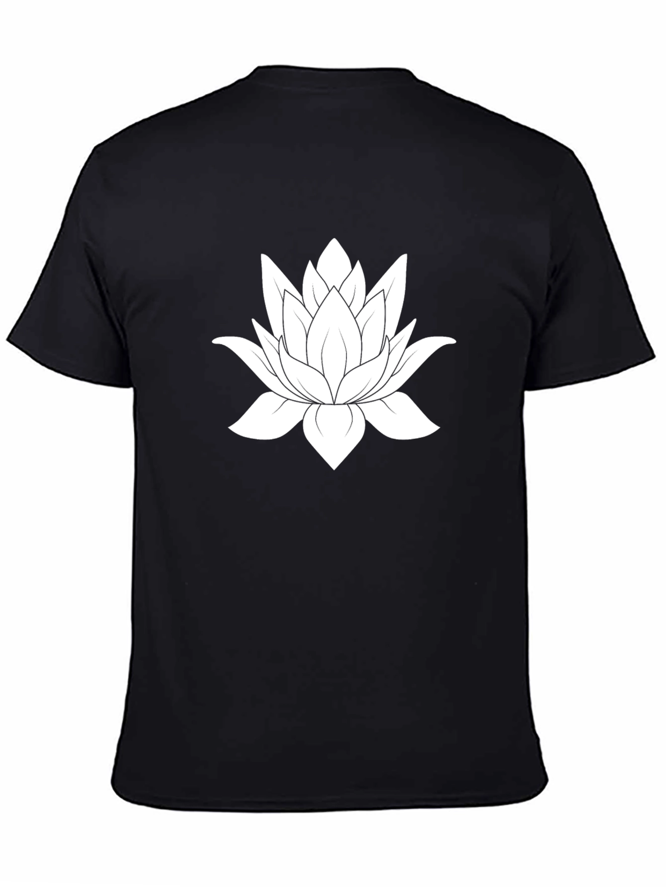 Lotus Flower Graphic Tee - Soft Cotton Blend