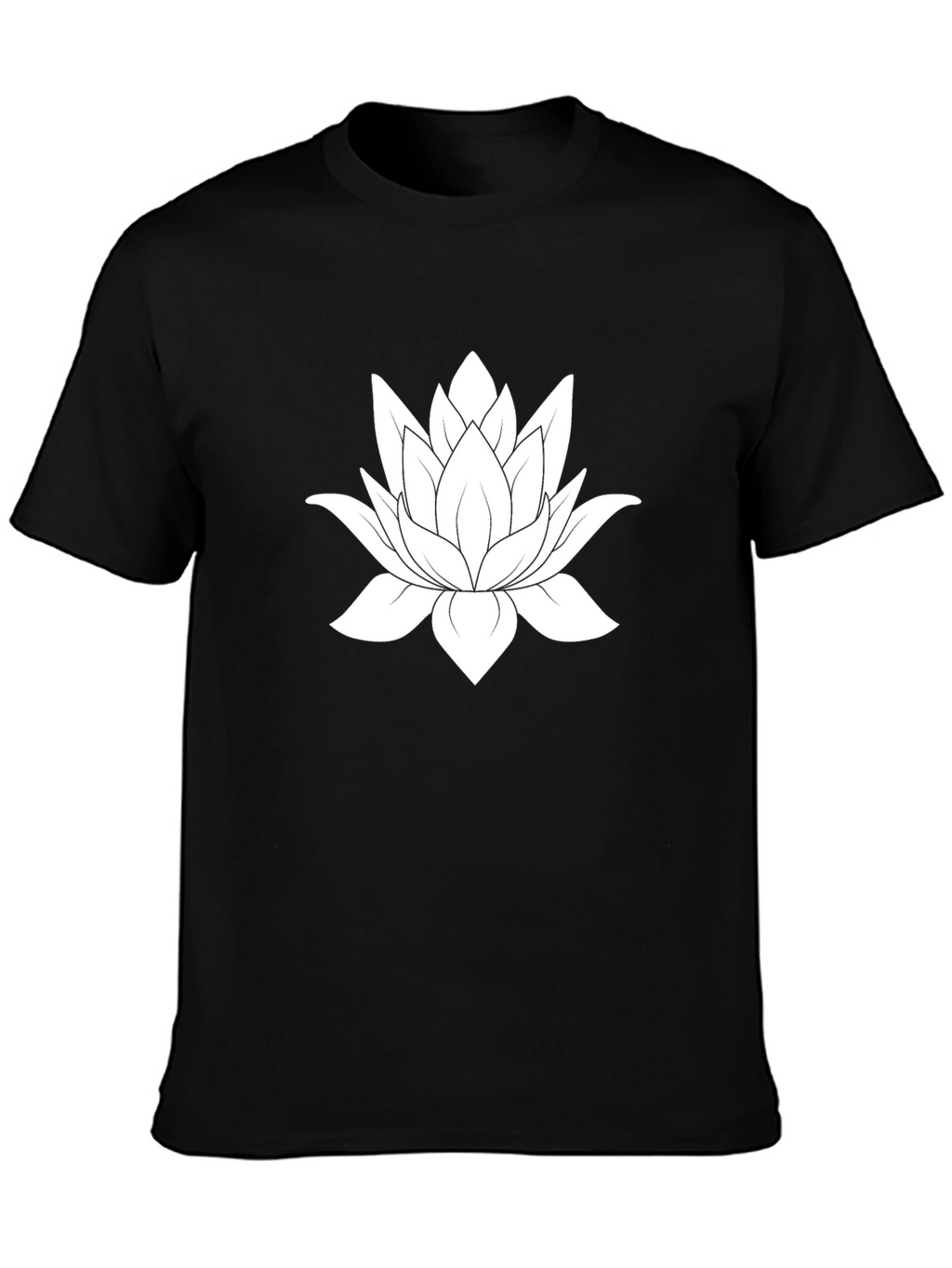 Lotus Flower Graphic Tee - Soft Cotton Blend