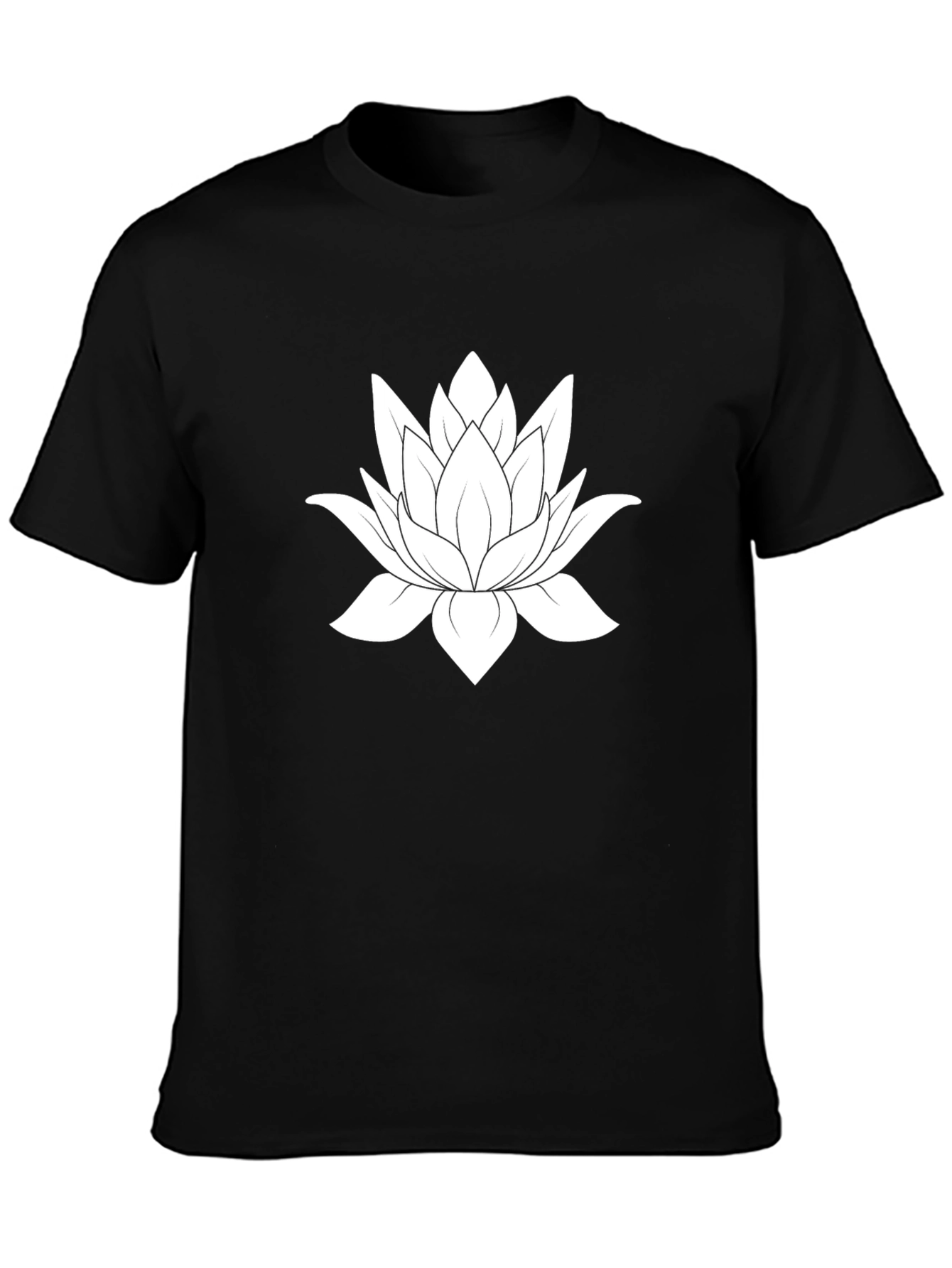 Lotus Flower Graphic Tee - Soft Cotton Blend