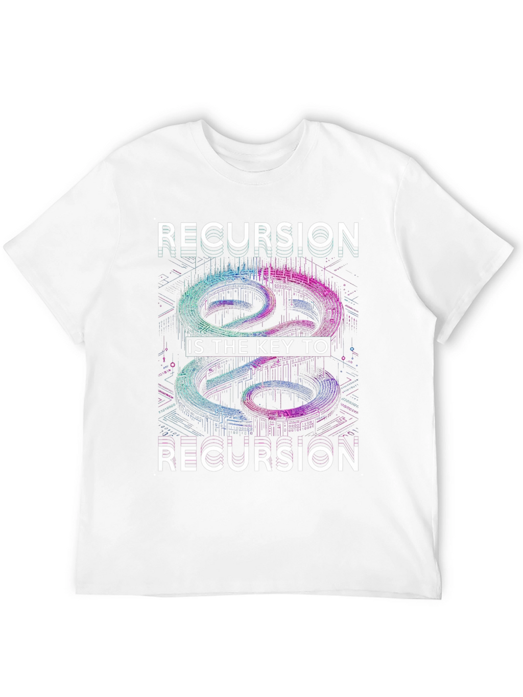 Recursion Key T-Shirt - Coding Humor