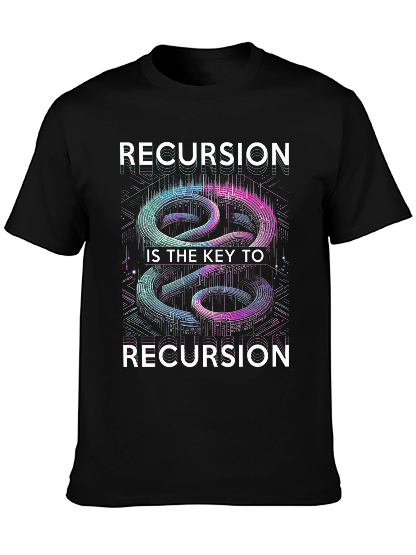 Recursion Key T-Shirt - Coding Humor