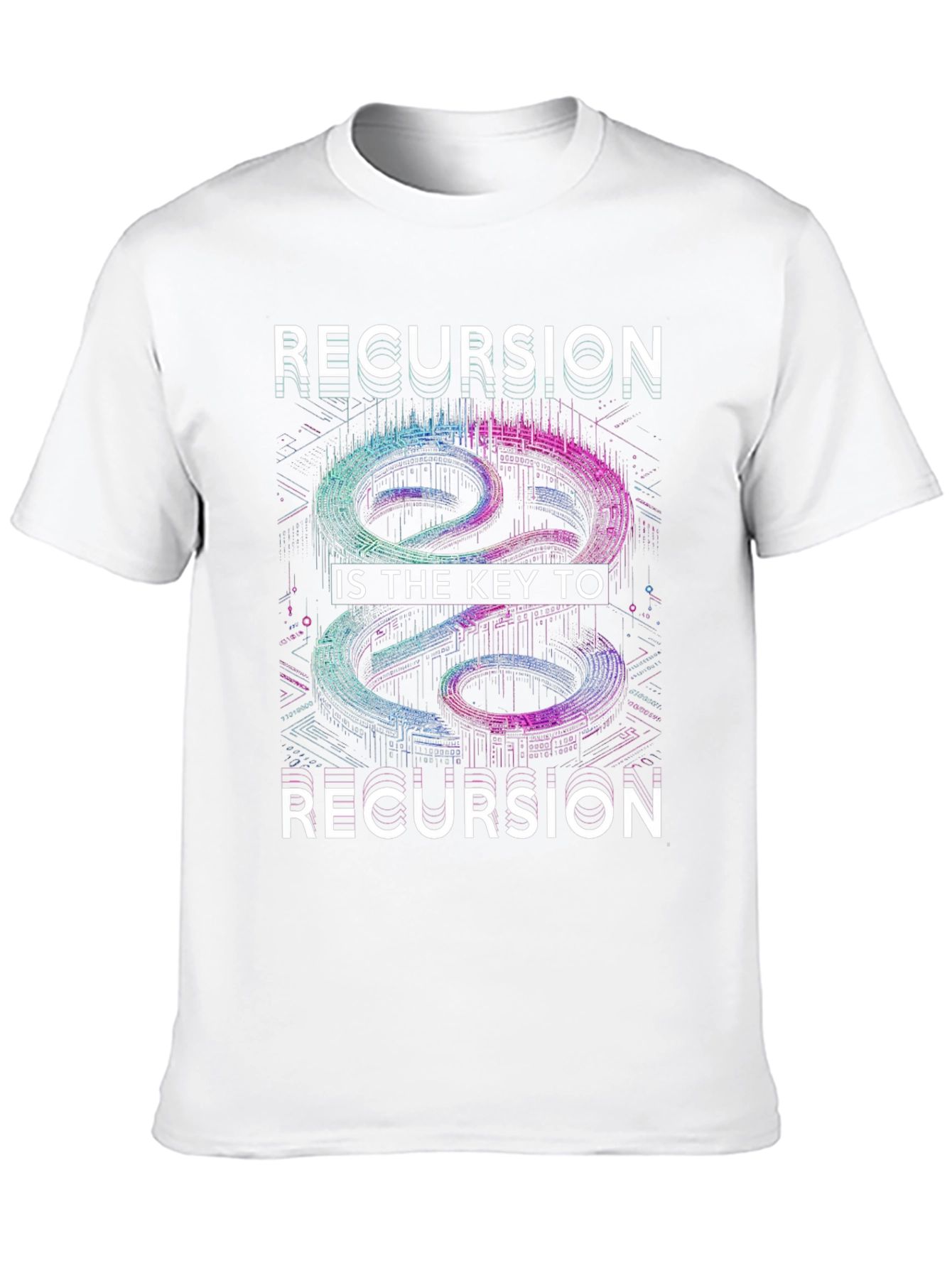 Recursion Key T-Shirt - Coding Humor