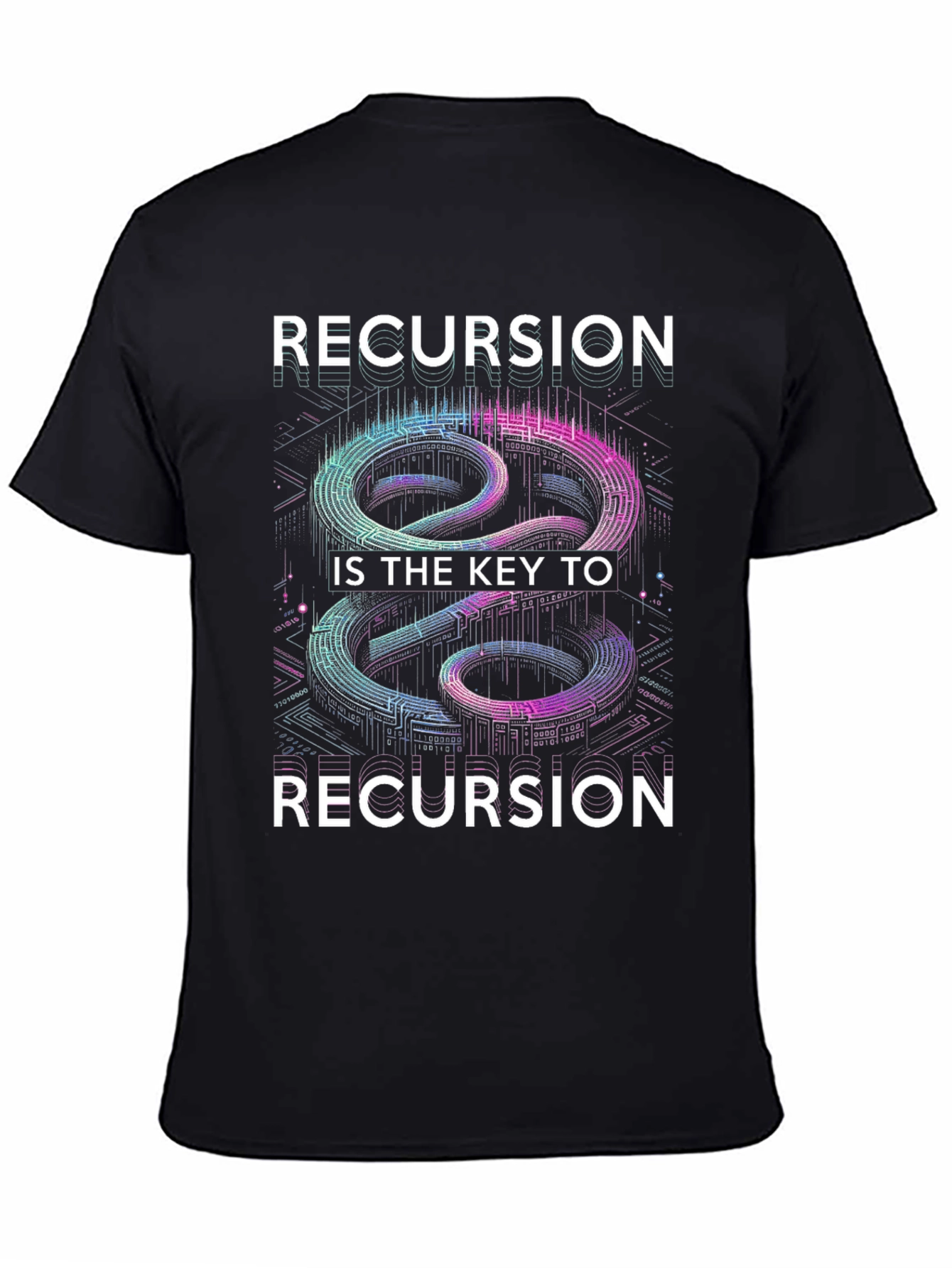 Recursion Key T-Shirt - Coding Humor