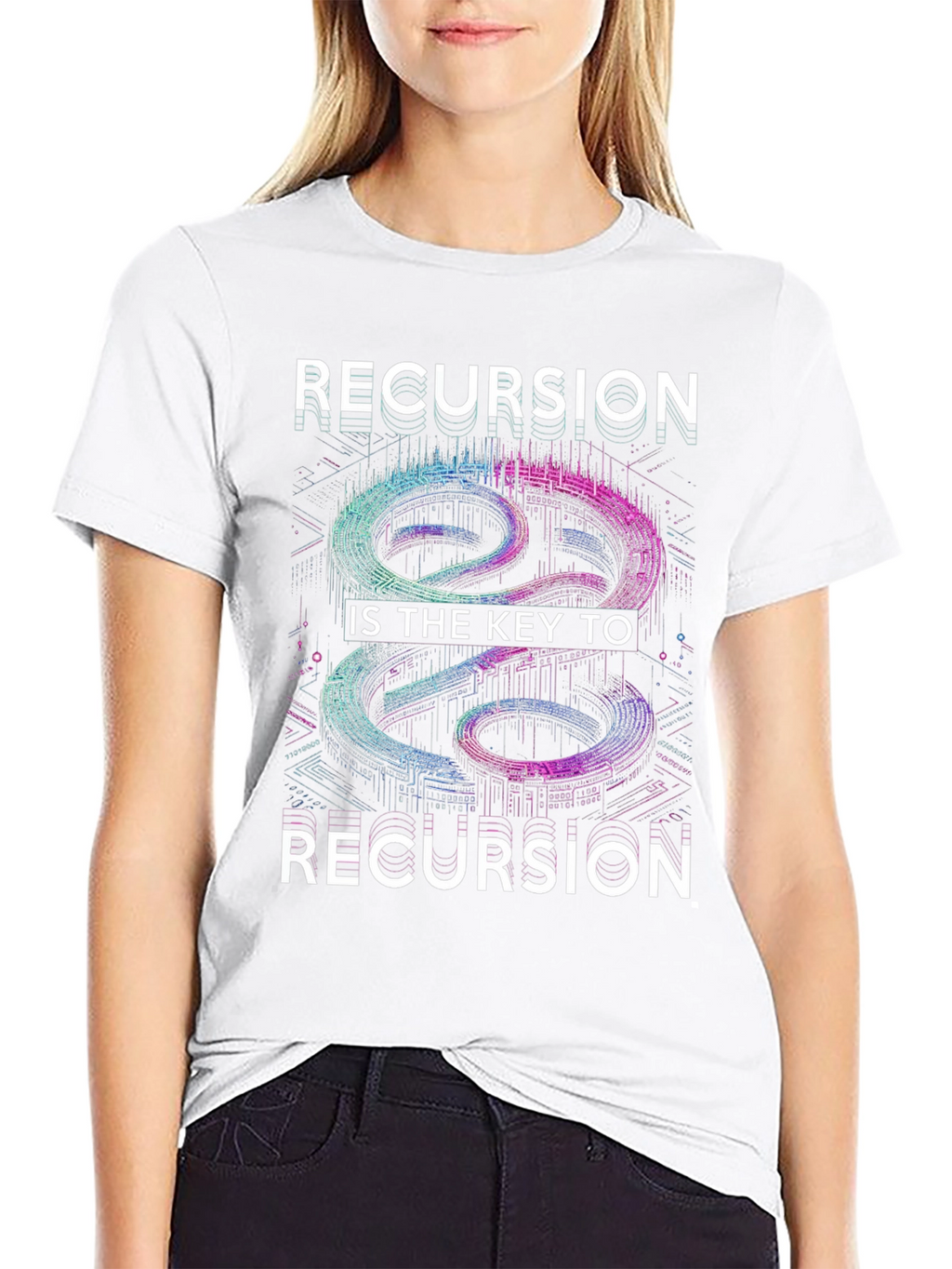 Recursion Key T-Shirt - Coding Humor