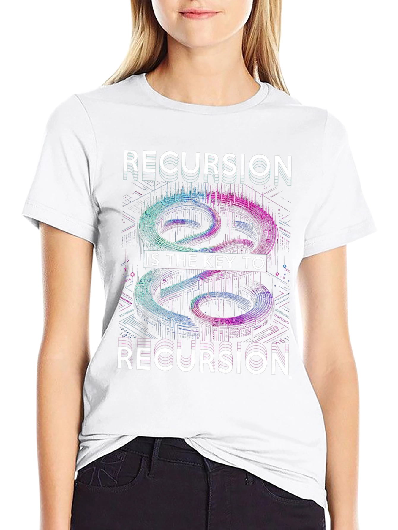 Recursion Key T-Shirt - Coding Humor