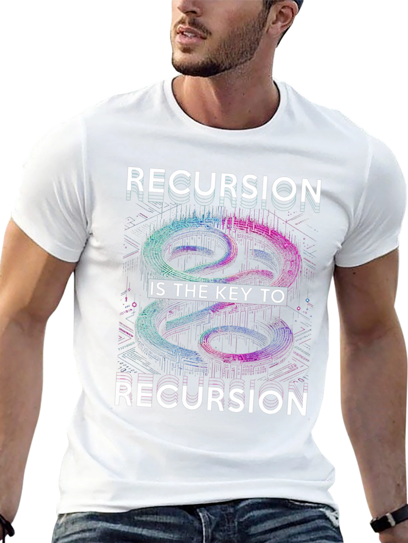Recursion Key T-Shirt - Coding Humor