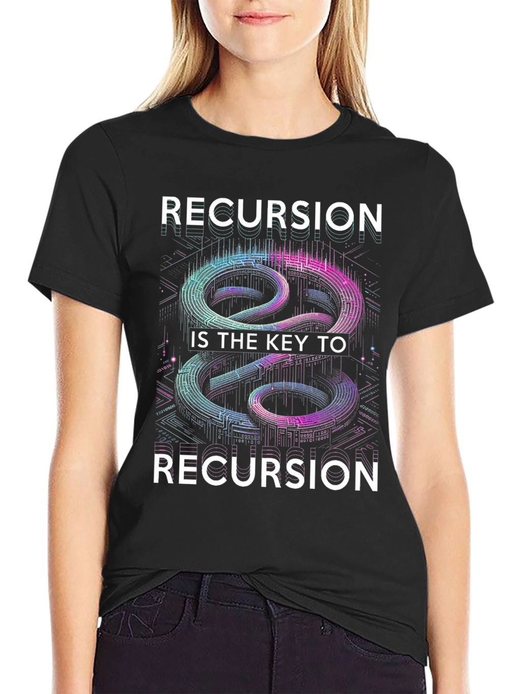 Recursion Key T-Shirt - Coding Humor