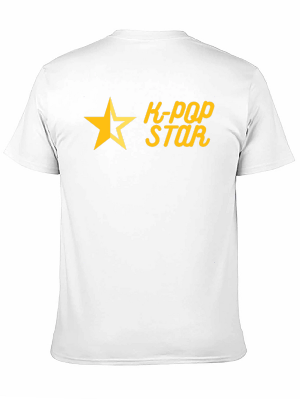 K-Pop Star Graphic Tee - Black Cotton