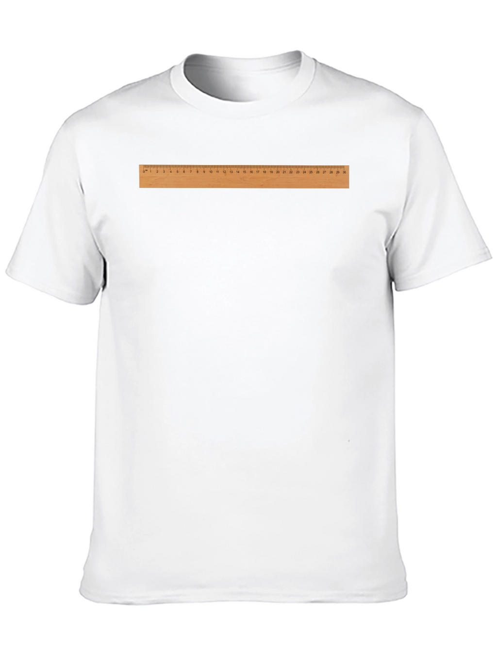 Ruler Graphic T-Shirt - Funny Measurement Tee