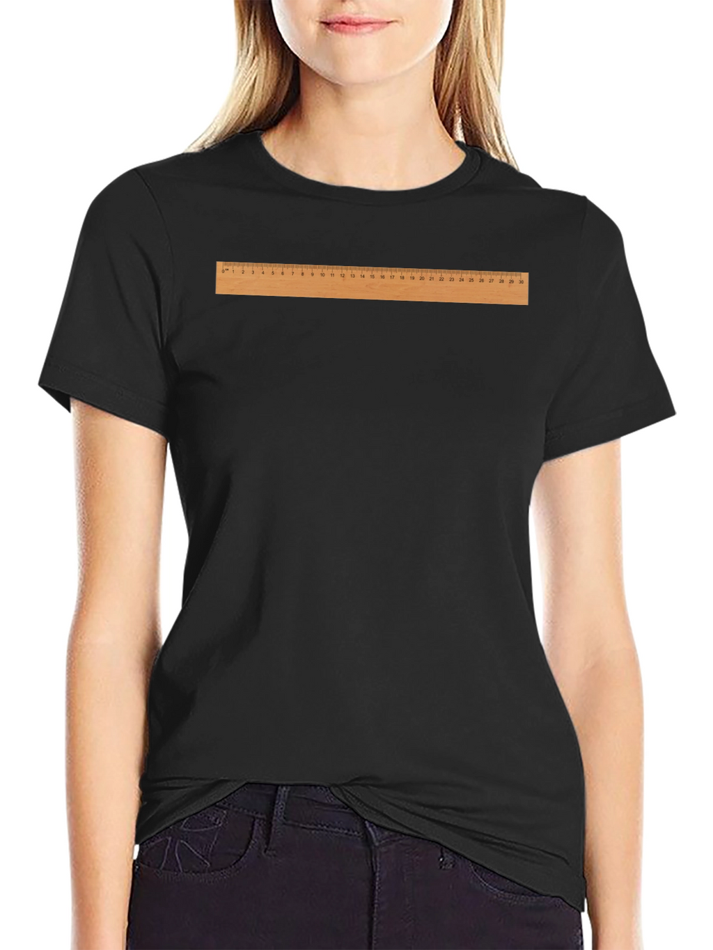 Ruler Graphic T-Shirt - Funny Measurement Tee