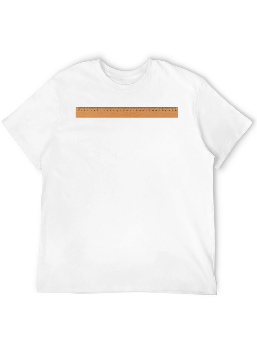 Ruler Graphic T-Shirt - Funny Measurement Tee