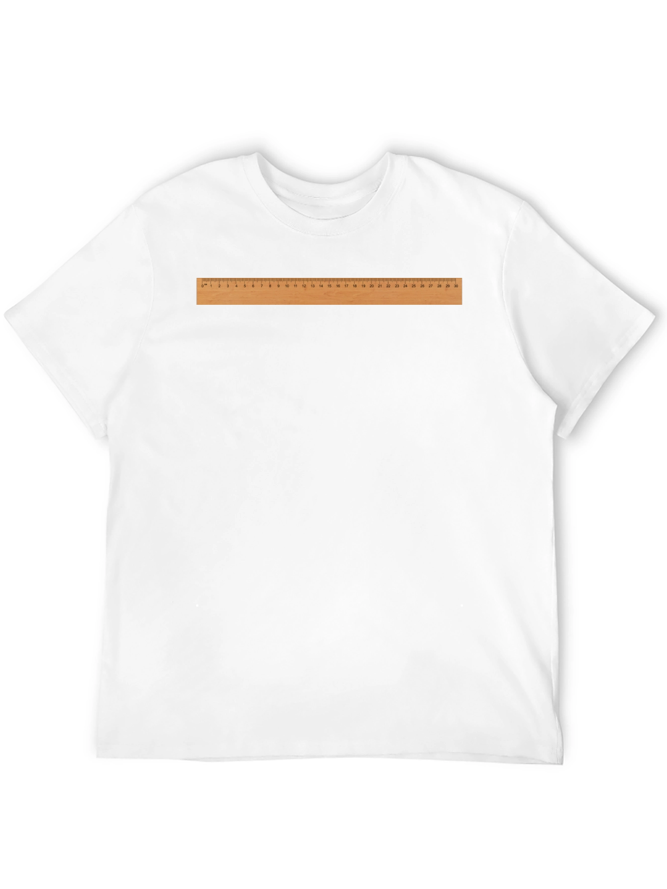 Ruler Graphic T-Shirt - Funny Measurement Tee