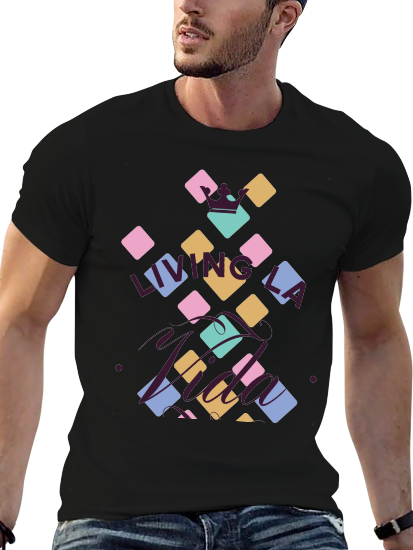 Living La Vida T-Shirt Casual Graphic Tee