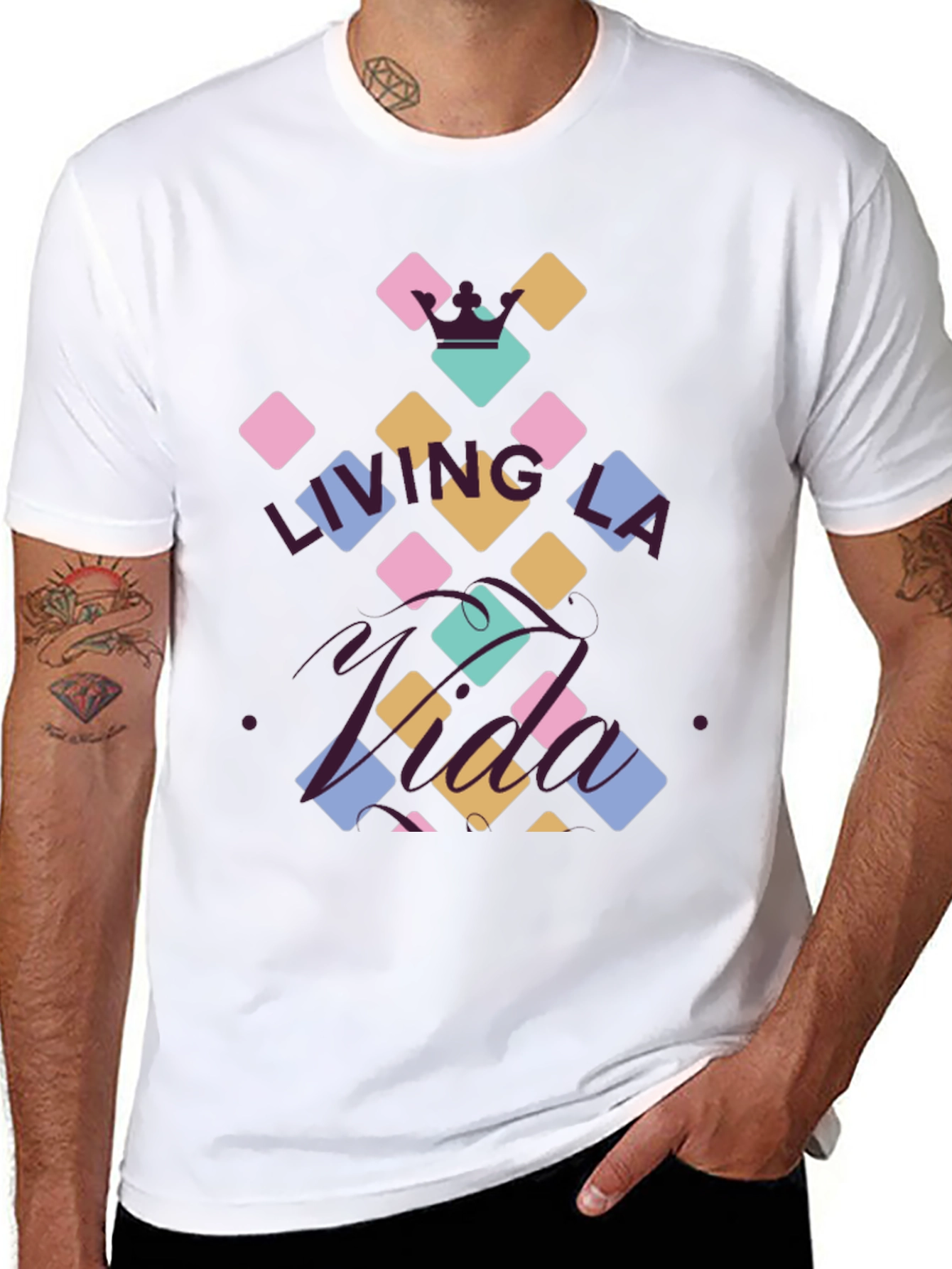 Living La Vida T-Shirt Casual Graphic Tee