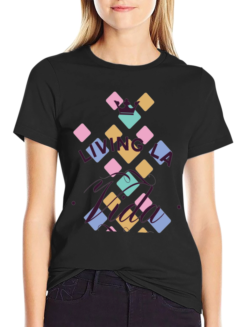 Living La Vida T-Shirt Casual Graphic Tee