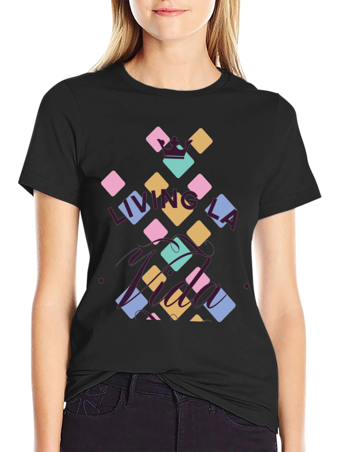 Living La Vida T-Shirt Casual Graphic Tee