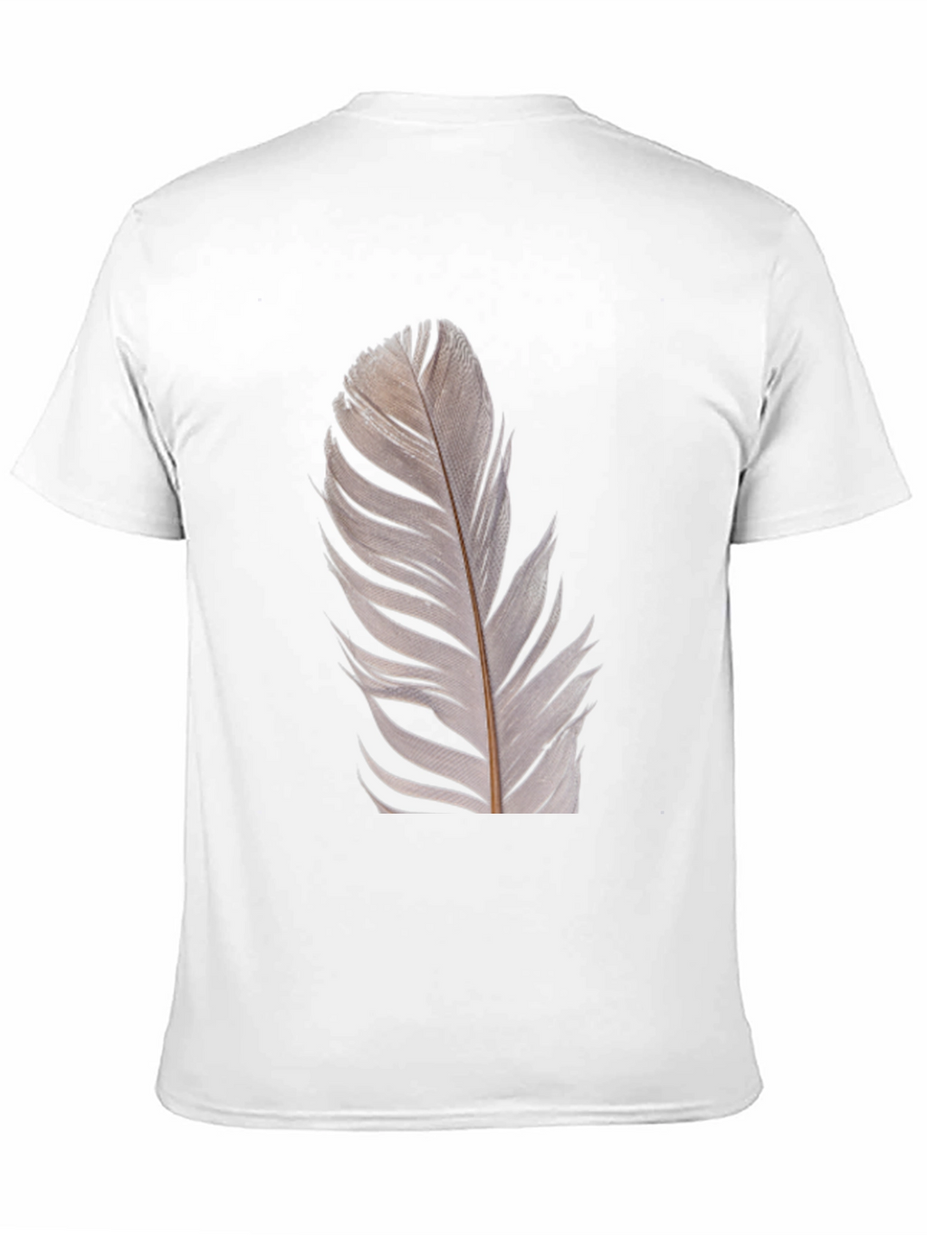 Feather Graphic Black T-Shirt | Modern Unisex Tee